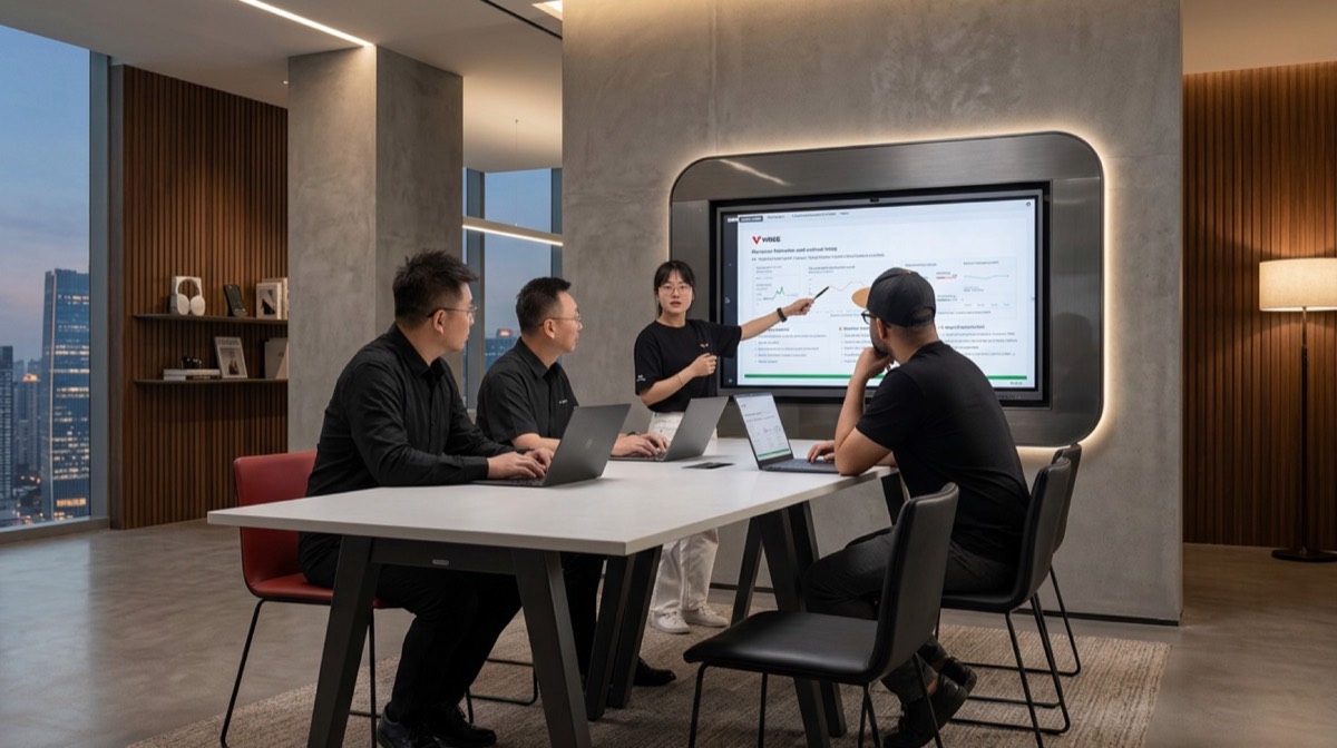 Responsible governance workspace with GONEO product samples